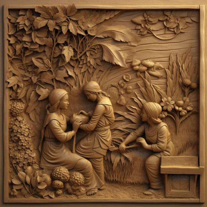 نموذج ثلاثي الأبعاد لآلة CNC 3D Art 